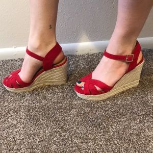 Red wedges